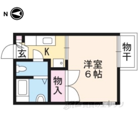 ハイツ大峰の間取り