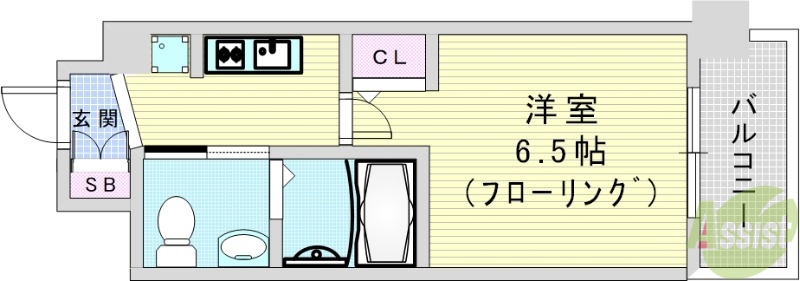 エステムコート梅田・天神橋IIグラシオの間取り