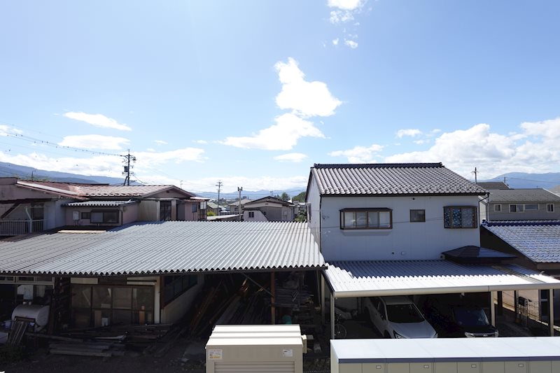 【松本市大字岡田松岡のアパートの眺望】