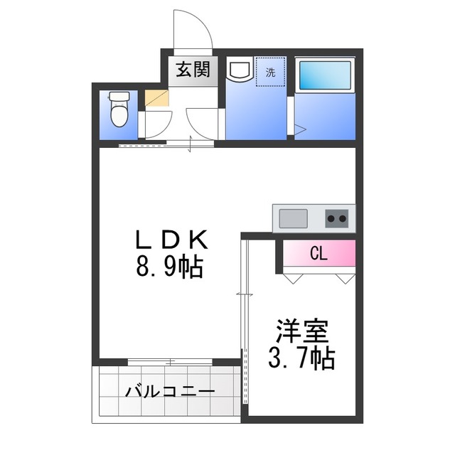 グレースヴィラ泉大津の間取り