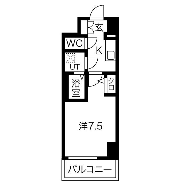 エスリード今池アヴェールの間取り