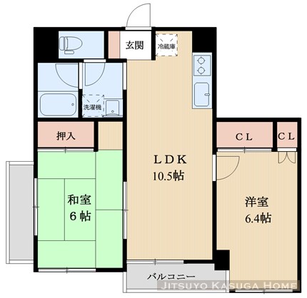 パラシオン池之端A棟の間取り