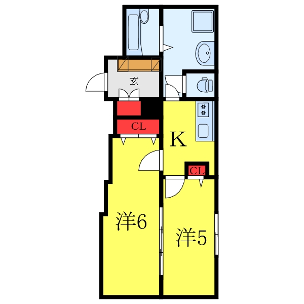 清水町マンションの間取り