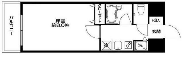 CITY SPIRE東大井の間取り