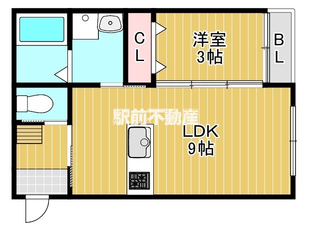 筑紫野市桜台のアパートの間取り