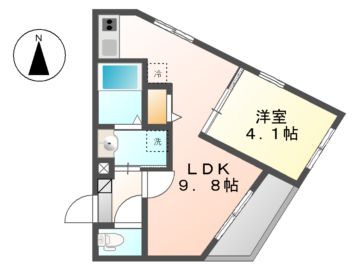 ＭＯＶＥ山王ＥＡＳＴ（ムーブ山王イースト）の間取り