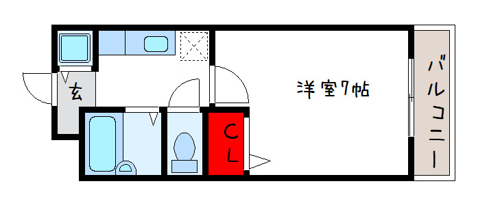 堺市南区高倉台のマンションの間取り