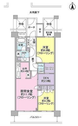 イーストコモンズ清澄白河サウスフラッツの間取り