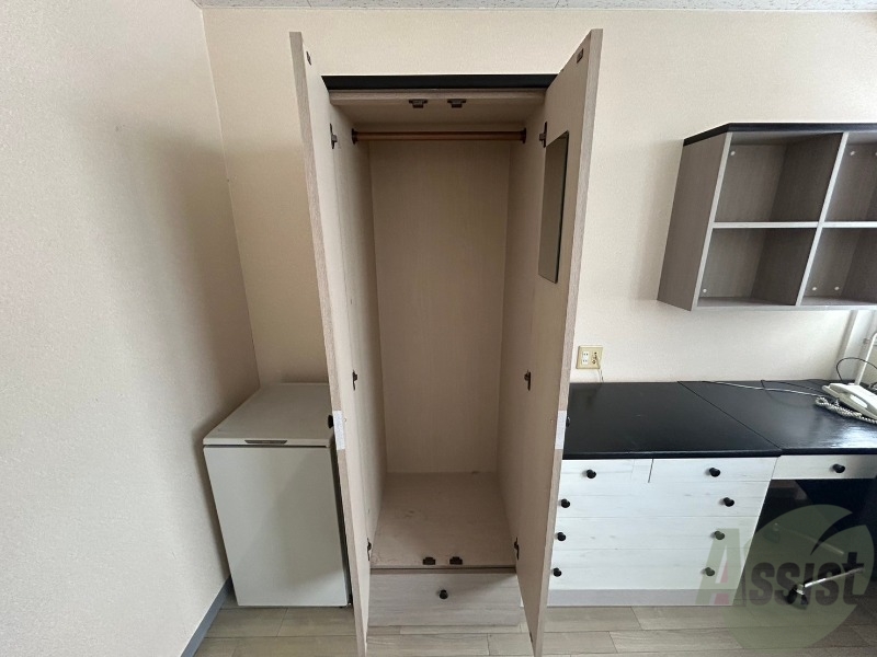 収納　収納もバッチリあるのでお部屋が片付きますよ！