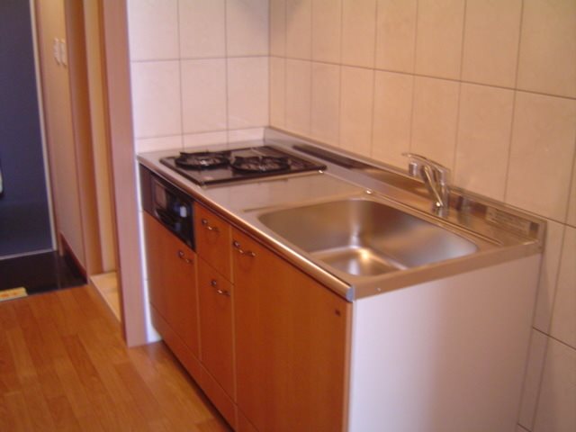 キッチン　2口ガスキッチンです。