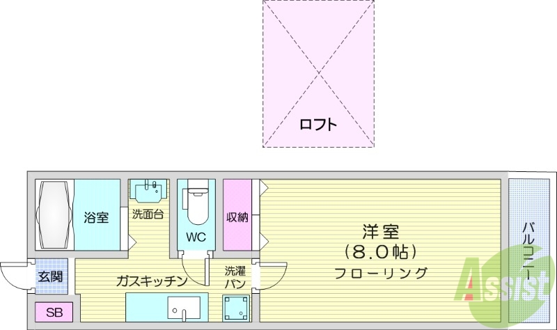 ソウ・ヴィオラの間取り