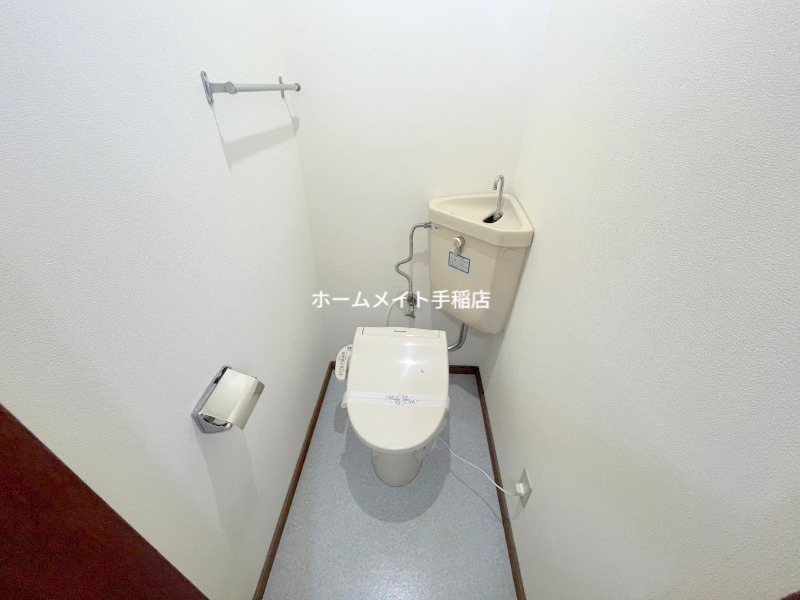 トイレ　ウォシュレット付きで快適な環境です♪