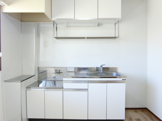 キッチン　ガス２口コンロ設置可