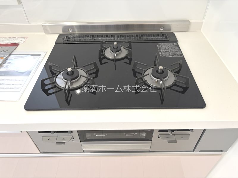 その他　3口ガスシステムキッチン♪