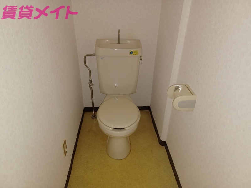 トイレ　同物件別部屋の写真となります