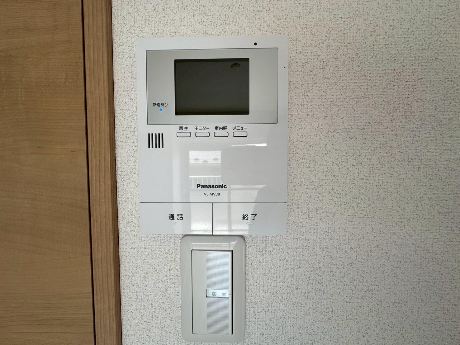 セキュリティ　録画機能付きのTVモニターホンです