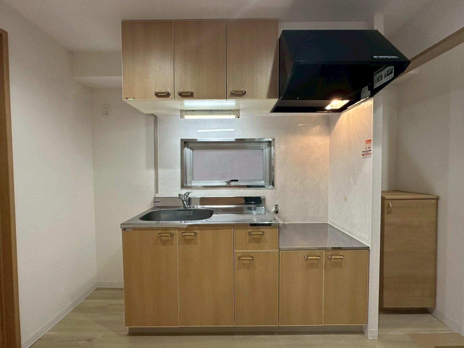 キッチン　２口コンロ設置可能です