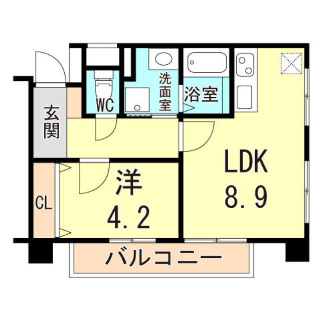芦屋リバーウエストマンションの間取り写真