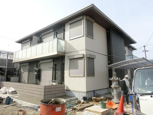 建物外観　建築中です！