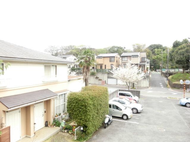 眺望　住宅街にあります！