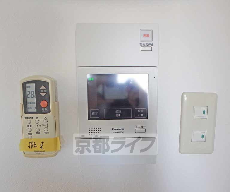 セキュリティ　来客確認が出来ます。