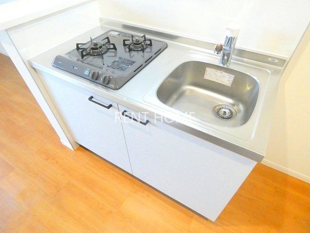 キッチン　2口ガスコンロのキッチンです。