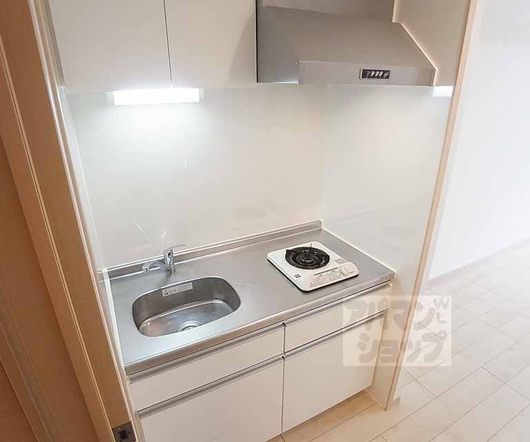 キッチン　１口ガスコンロ装備
