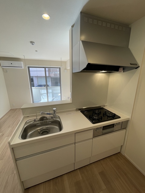 キッチン　★グリル付３口ガスシステムキッチン★