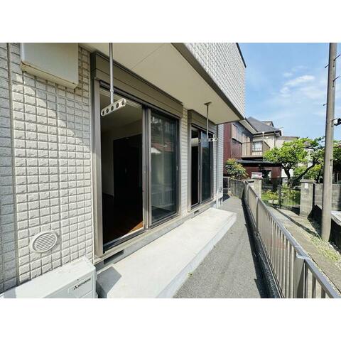 庭　物干しスペース付き♪