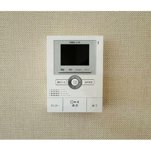 セキュリティ　モニタ付きインターホンで安心♪