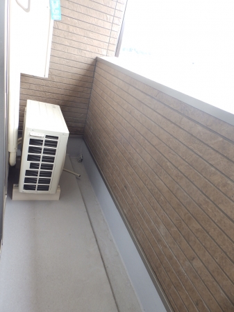 バルコニー　落ち着いた時間を過ごせるバルコニーです