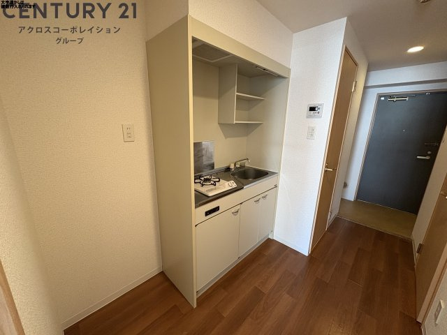 キッチン　壁付けキッチンでスペースを有効活用☆