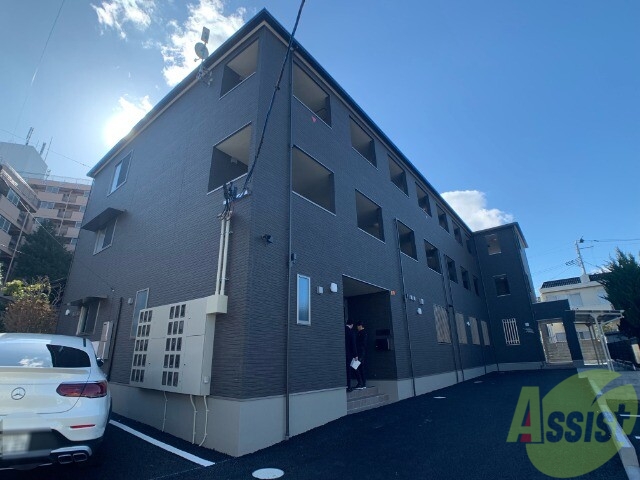 建物外観　仙台市太白区越路「Ｍ．Ｃｒｅｓｔ」