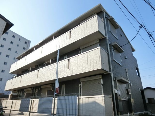 建物外観　安心のホームセキュリティ付き物件。