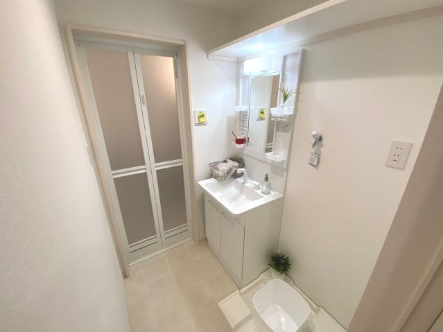 洗面設備　広い洗面スペースです★