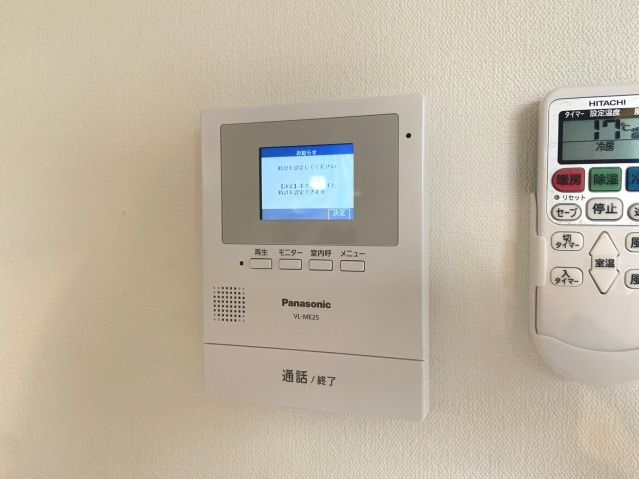 セキュリティ　TVモニター付きで安心です☆