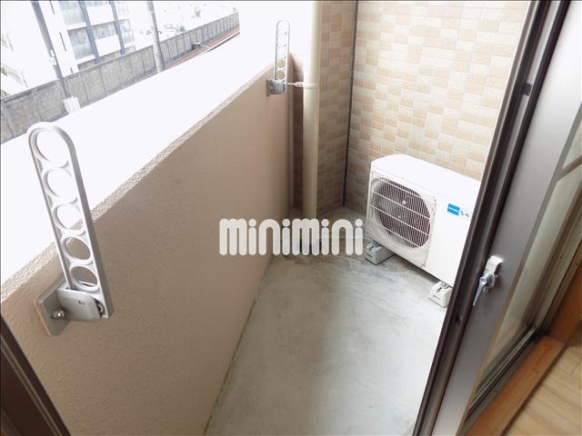 バルコニー　南向きのベランダです