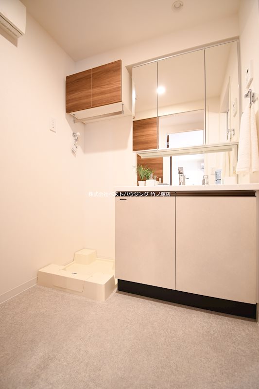 洗面設備　洗面所※家具、小物等は付属しておりません。