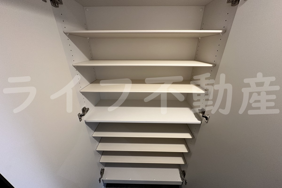 収納　収納があります