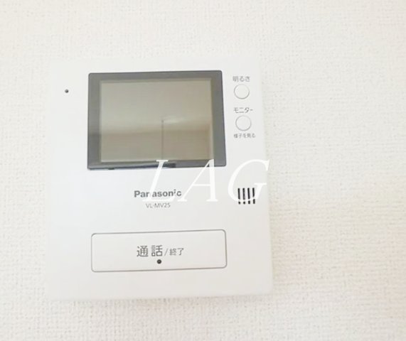 セキュリティ　モニター付きインターフォンです。