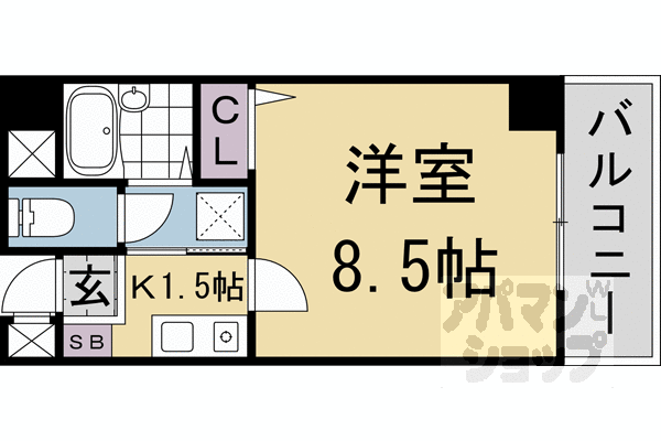 サムティ上堀川の間取り写真