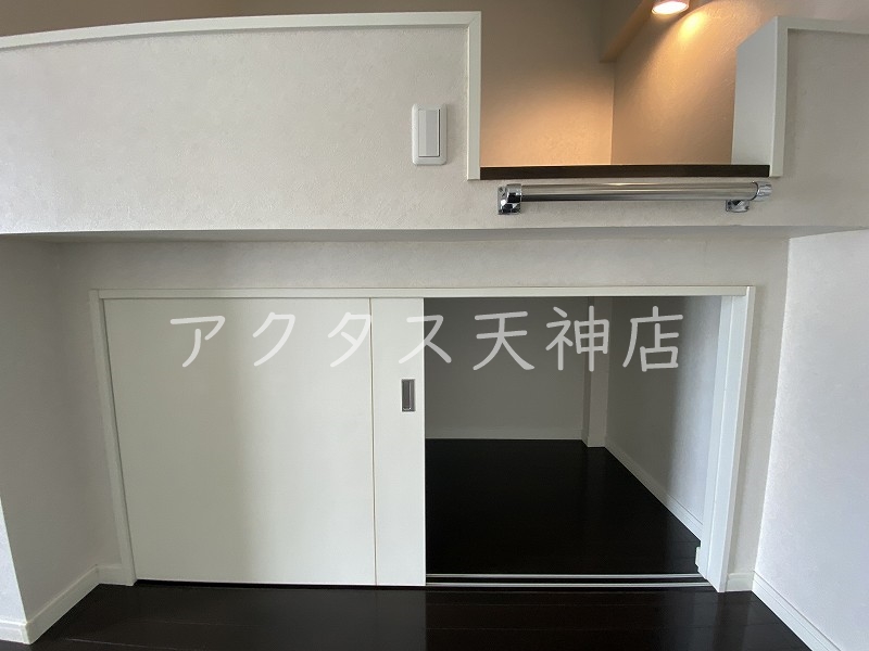収納　ロフト下は大型収納☆