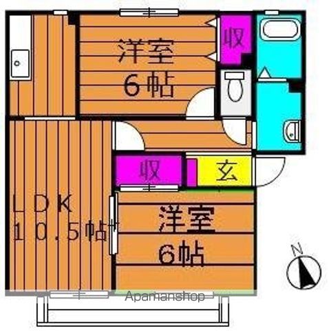ビアン連島の間取り写真