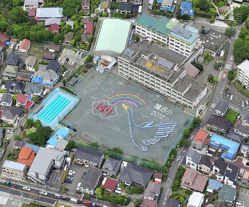 小学校　藤沢市立鵠沼小学校（小学校）まで424m