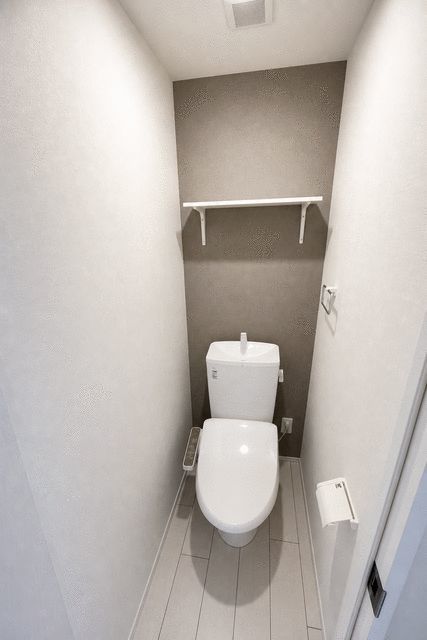 都営大江戸線 東中野駅 徒歩9分 3階建 築1年のトイレ写真