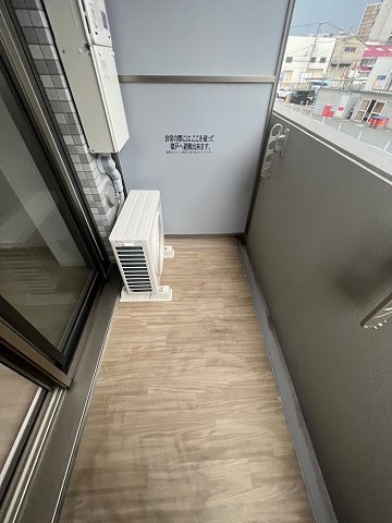 バルコニー　落ち着いた時間を過ごせるバルコニーです