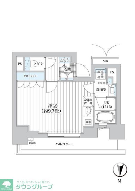 ライオンズフォーシア清澄白河の間取り写真