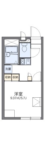 レオパレスそらの間取り写真