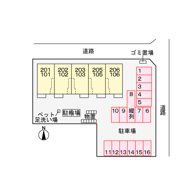 名鉄各務原線 名電各務原駅 徒歩5分 2階建 築3年のその他写真