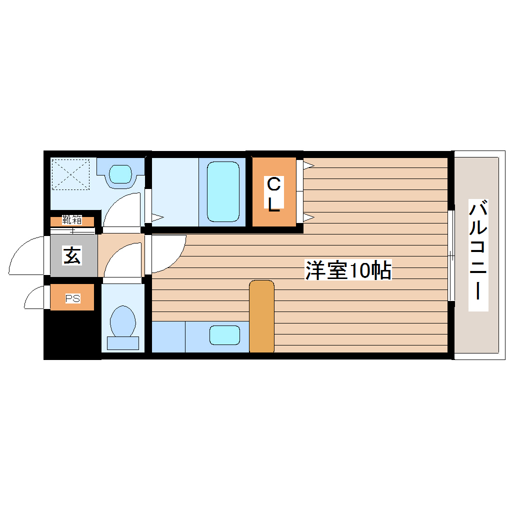 パレスオーキット壱番館の間取り写真